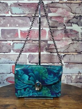 Patricia Nash "Bella" Leather Crossbody/Clutch Bag